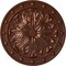 Ekena Millwork Foster Acanthus Leaf Ceiling Medallion (Canopies up to 2 1/4"), 20 1/2"OD x 1 1/2"P, Copper Penny CM20FOCPS - alternate 1
